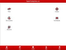 Tablet Screenshot of dagherprintingonline.com